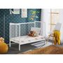 Voir la diapositive 3 : Paris Prix Lit Bébé & Matelas  Cypi  60x120cm Blanc