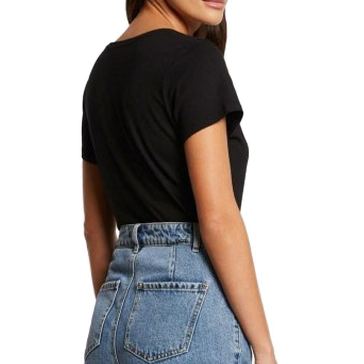 MORGAN T shirt Noir/ Femme Morgan Dyou