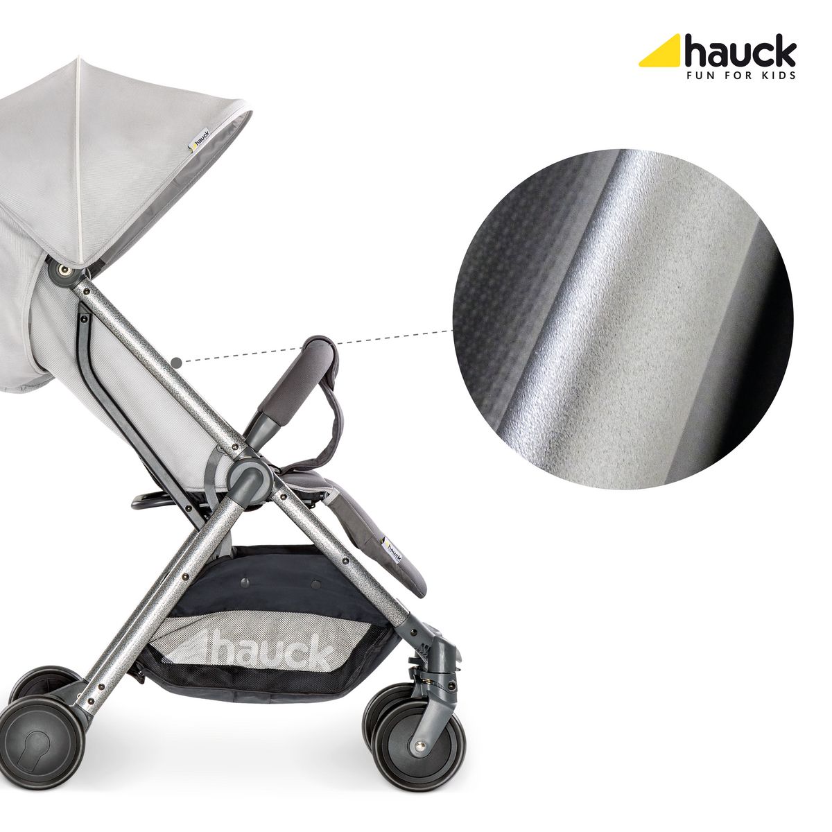 HAUCK Poussette compacte et légère beige Swift Plus 