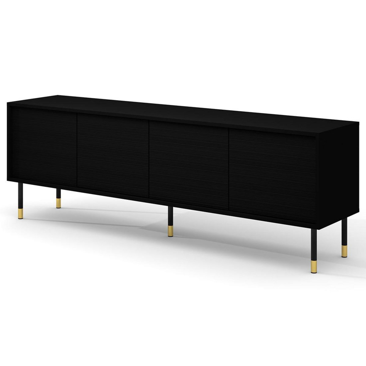 BEST MOBILIER Novara - meuble tv - 4 portes - 180 cm