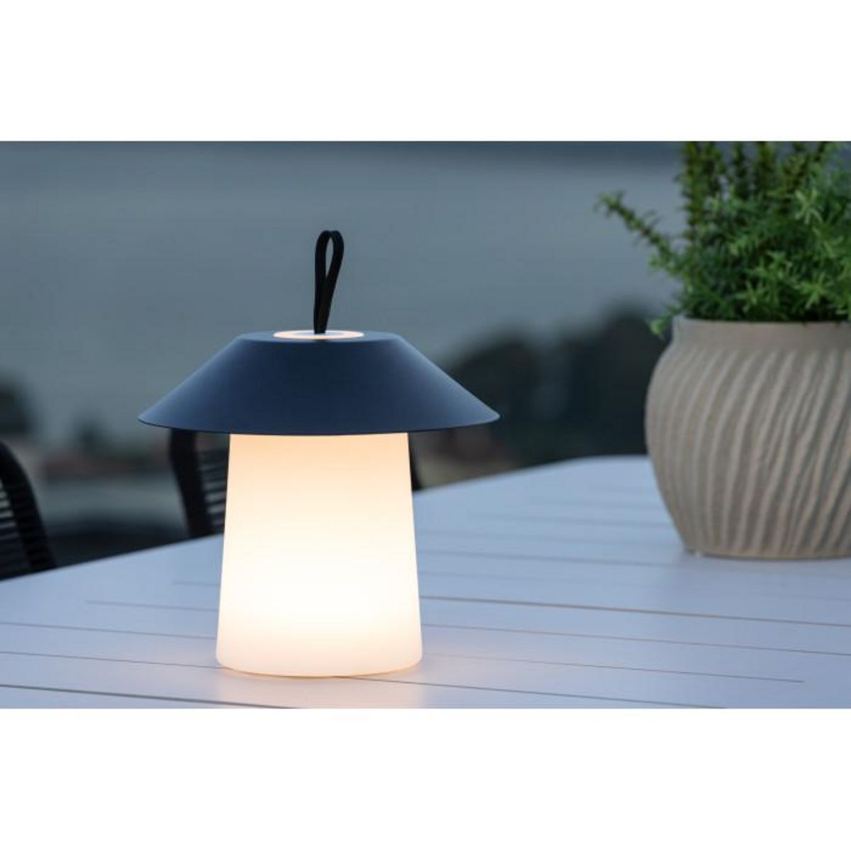 Paris Prix Lampe à Poser d'Extérieur LED  Rubu  26cm Noir