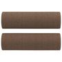 Voir la diapositive 5 : VIDAXL Ensemble de canapes 2 pcs avec coussins marron tissu