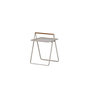 Voir la diapositive 6 : Paris Prix Table d'Appoint de Jardin  Clarin  59cm Beige