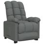 Voir la diapositive 2 : VIDAXL Fauteuil inclinable Gris fonce Tissu