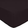 Voir la diapositive 1 : Home collection Drap housse , bonnet 30cm 100% percale de coton 80fils noir