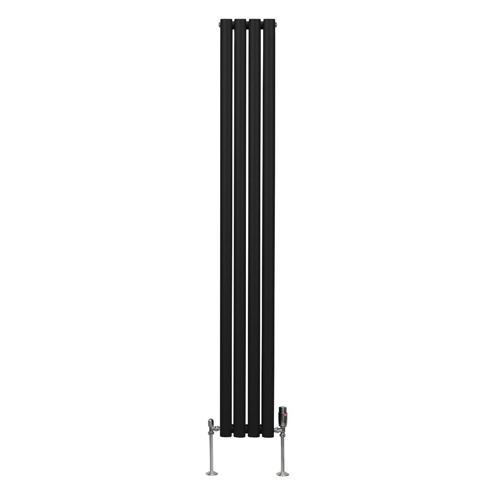 Voir la diapositive 2 : MONSTERSHOP Radiateur à colonnes ovales & robinet, 2 panneaux - 1800 x 240 mm