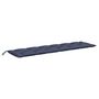 Voir la diapositive 4 : VIDAXL Coussins de banc de jardin lot de 2 bleu marine 200x50x7 cm