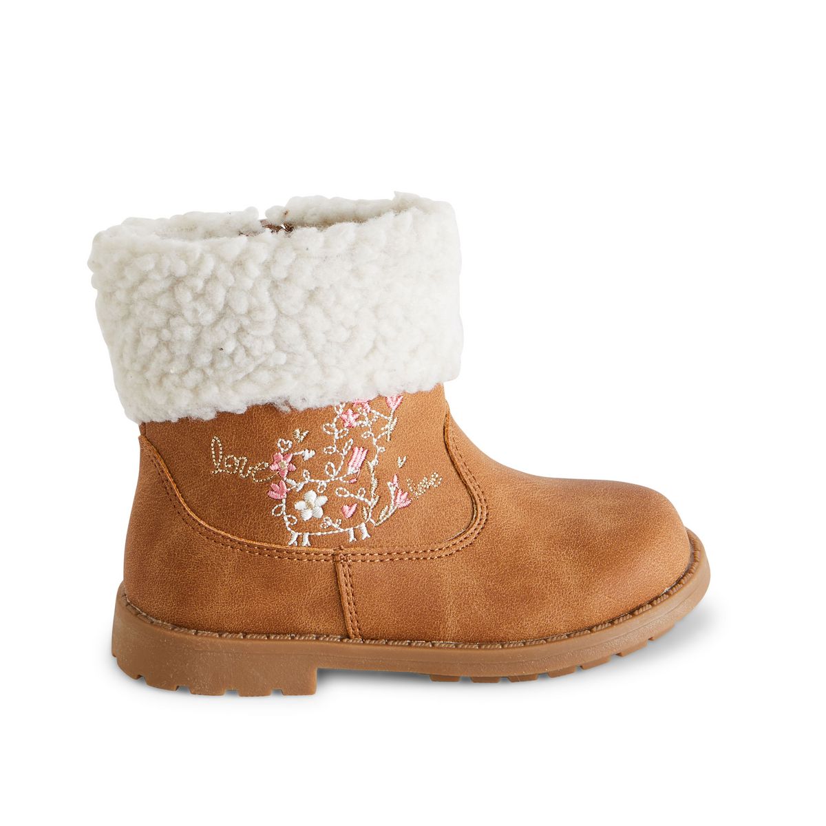 INEXTENSO Bottines montantes brodées bébé fille