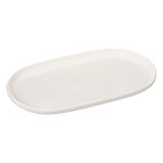 SECRET DE GOURMET Plat de Présentation Ovale  Nora  30cm Blanc