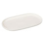 Voir la diapositive 1 : SECRET DE GOURMET Plat de Présentation Ovale  Nora  30cm Blanc