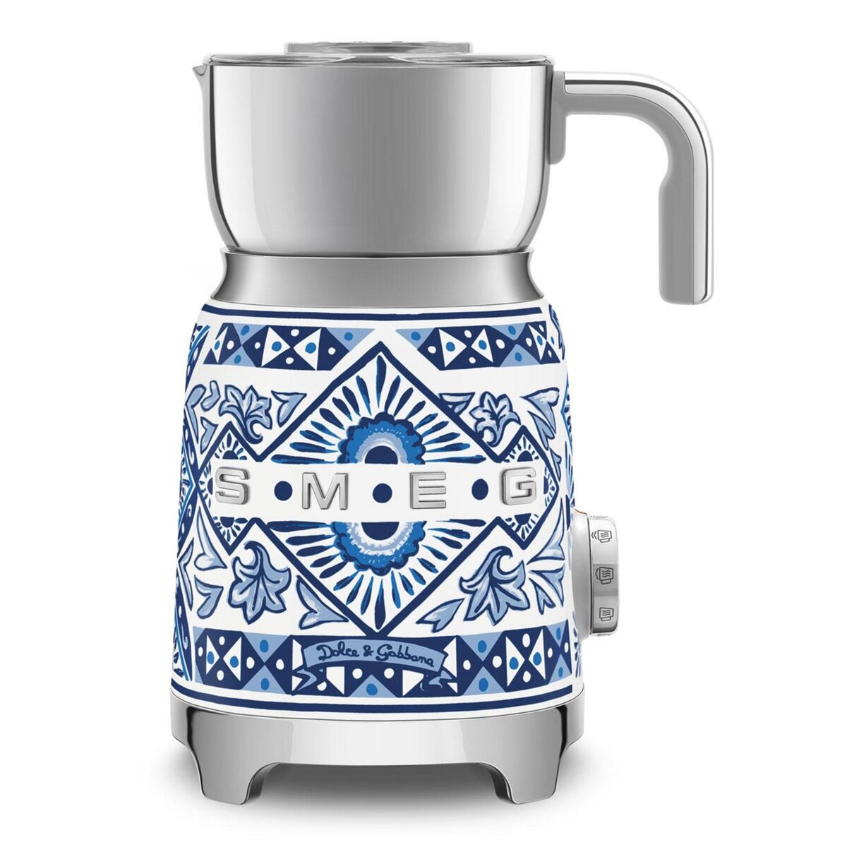 SMEG Mousseur à lait 500w 0.6l blu mediterraneo - MFF01DGBEU