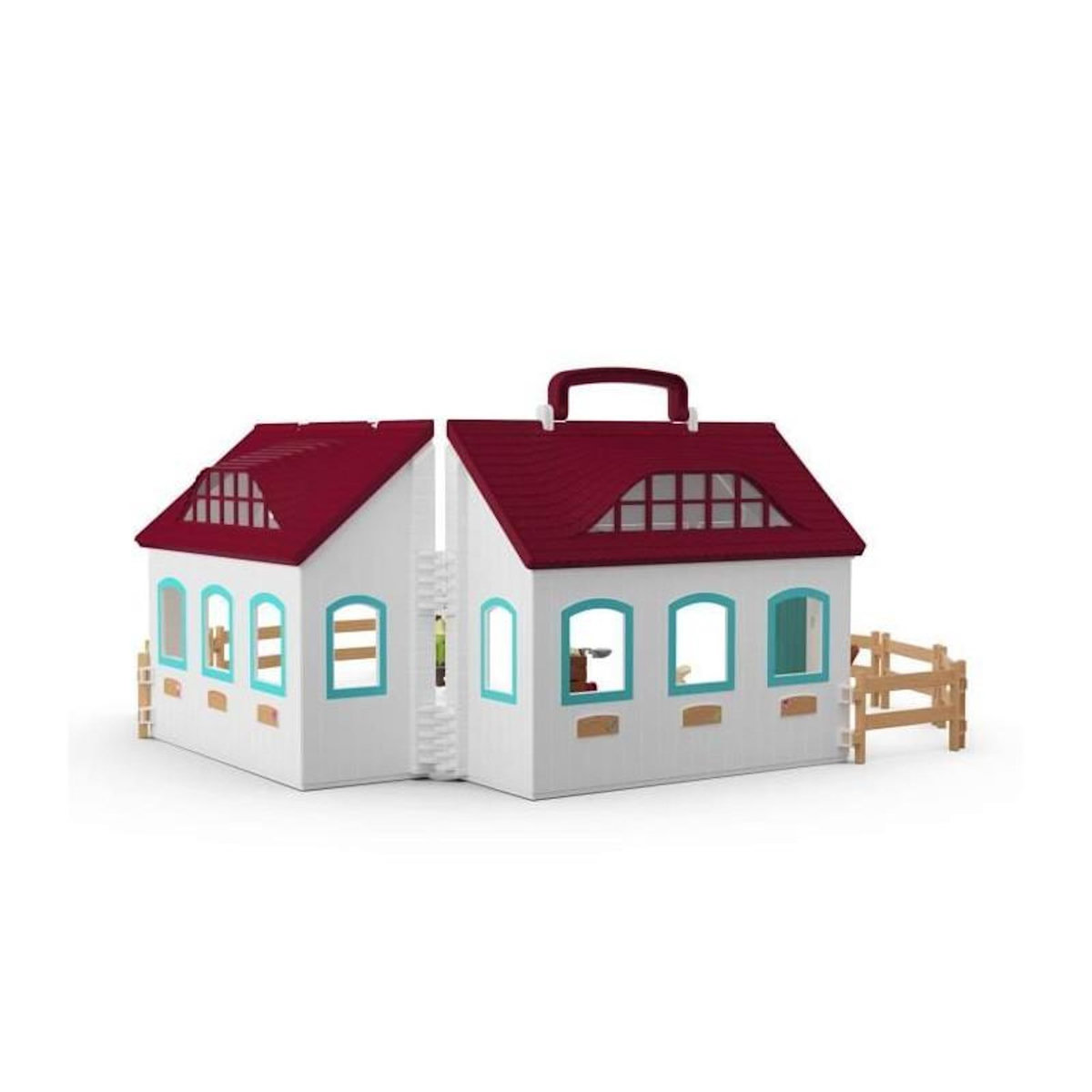 Schleich Coffret Écurie Transportable SCHLEICH 42703 Horse Club, Des 4 ans