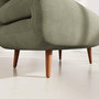Voir la diapositive 4 : BEST MOBILIER Lumi - banquette convertible clic-clac 1 place en velours côtelé