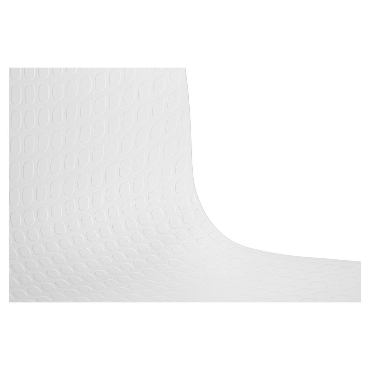 JARDILINE Lot de 2 chaises de jardin - Aluminium/Résine - Blanc - CORFOU