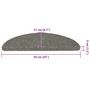 Voir la diapositive 6 : VIDAXL Tapis d'escalier auto-adhesifs 20 pcs gris 56x17x3 cm