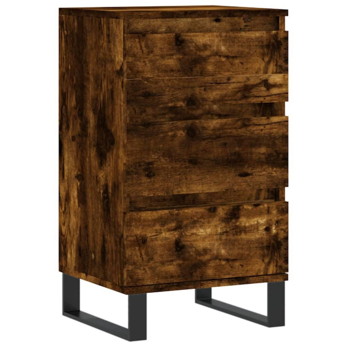 VIDAXL Buffet chene fume 40x35x70 cm bois d'ingenierie
