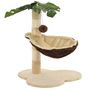 Voir la diapositive 4 : VIDAXL Arbre a chat avec griffoir en sisal 50 cm Beige et Marron