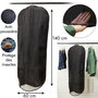 Voir la diapositive 5 : Paris Prix Housse de Protection  Vêtements  138cm Noir