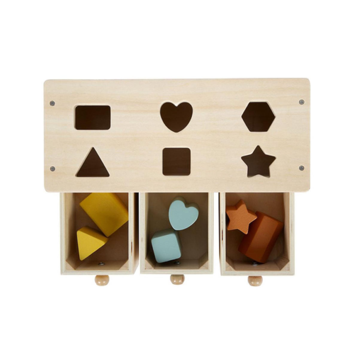 SMALLFOOT Jeu de tri Montessori - Boite d encastrement