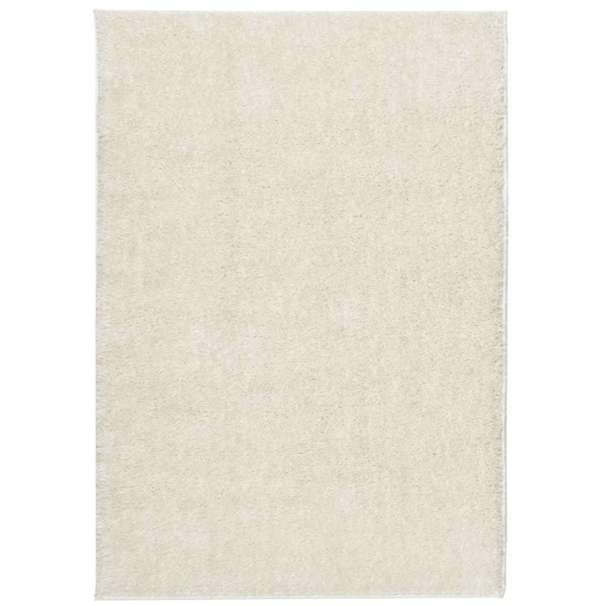 VIDAXL Tapis ISTAN a poils longs aspect brillant creme 160x230 cm