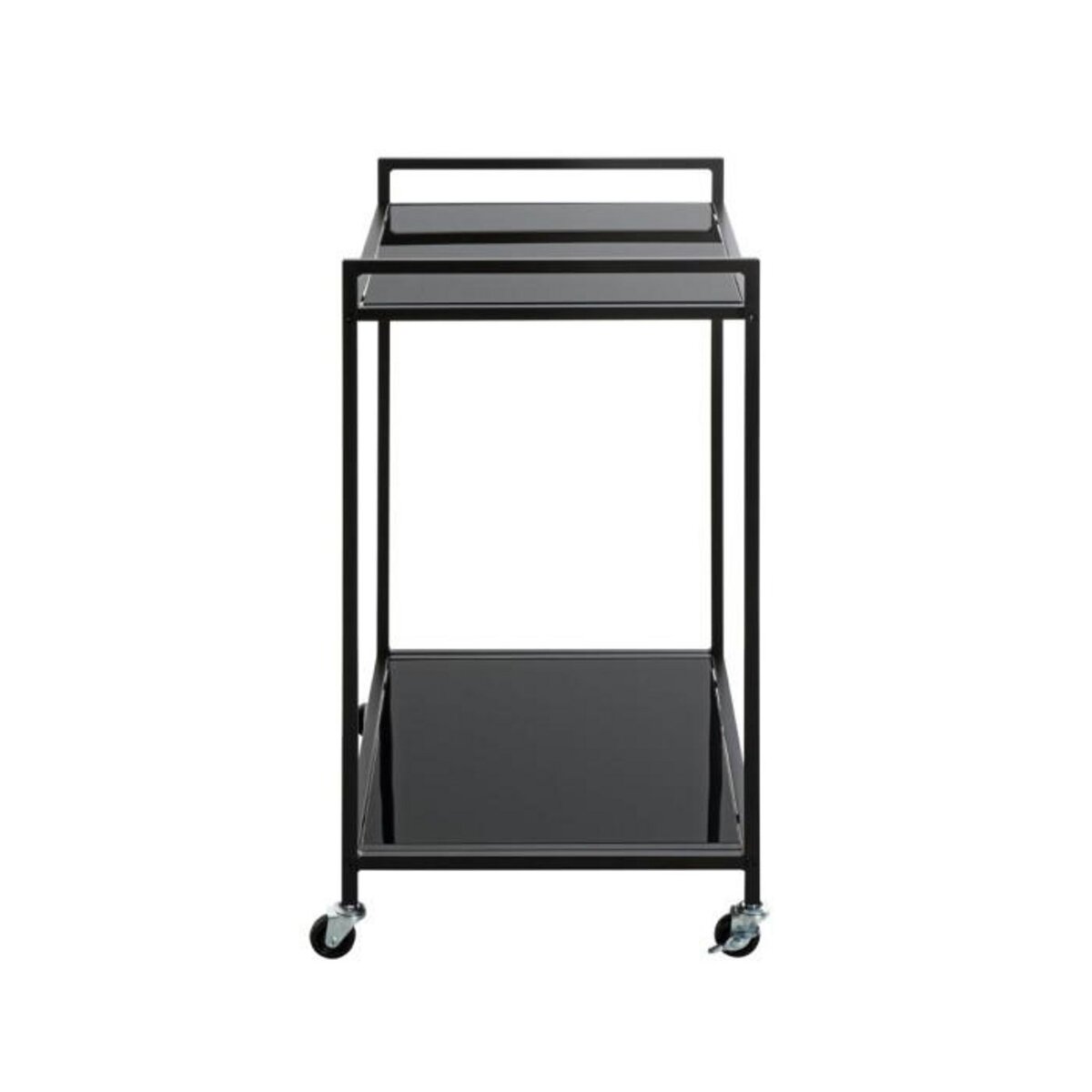 Paris Prix Desserte de Cuisine Design  Monano  69cm Noir