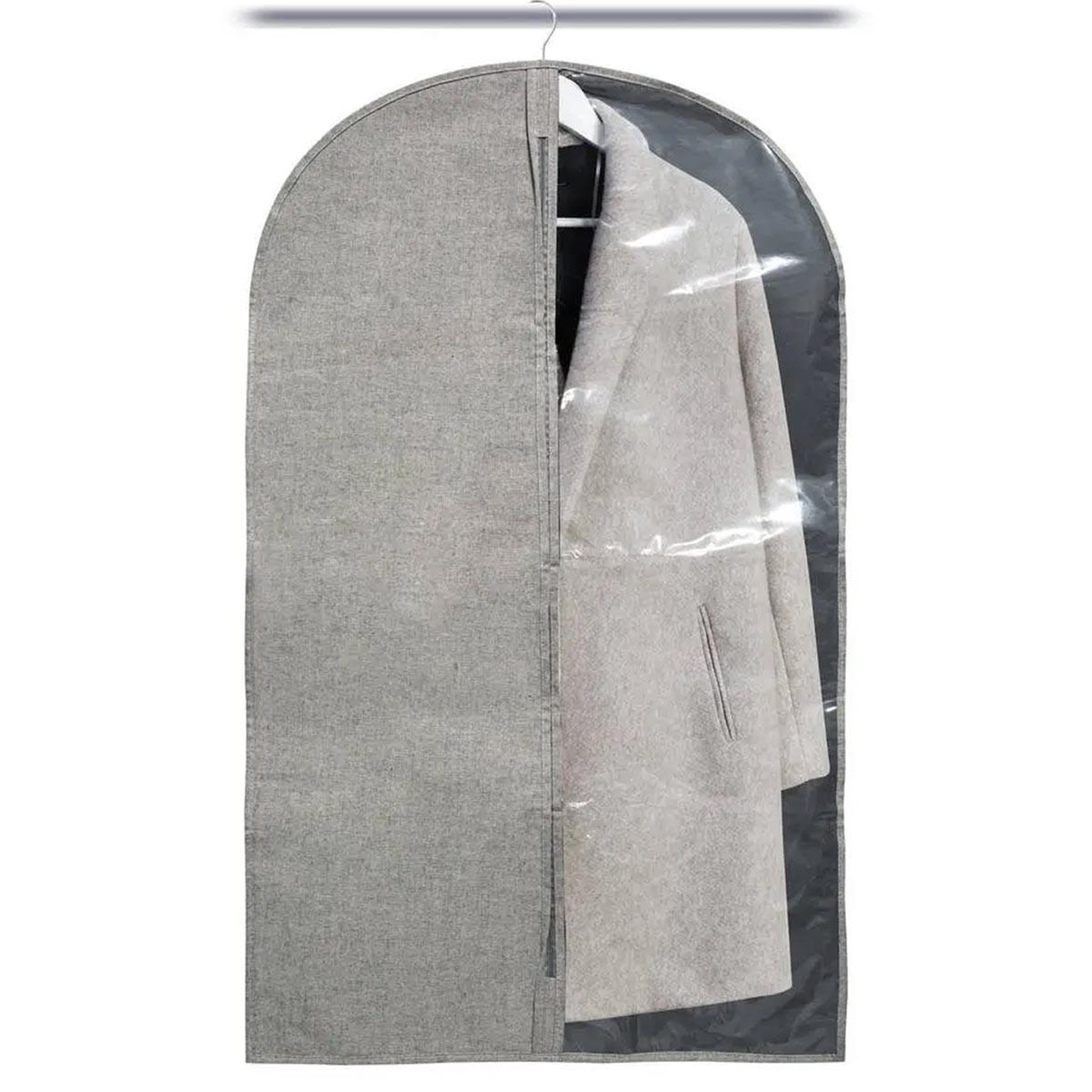 Voir la diapositive 2 : FIVE Housse de rangement  vêtements  100cm beige