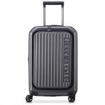 Delsey Valise cabine Securitime Zip TSA polycarbonate 55cm. Coloris disponibles : Gris