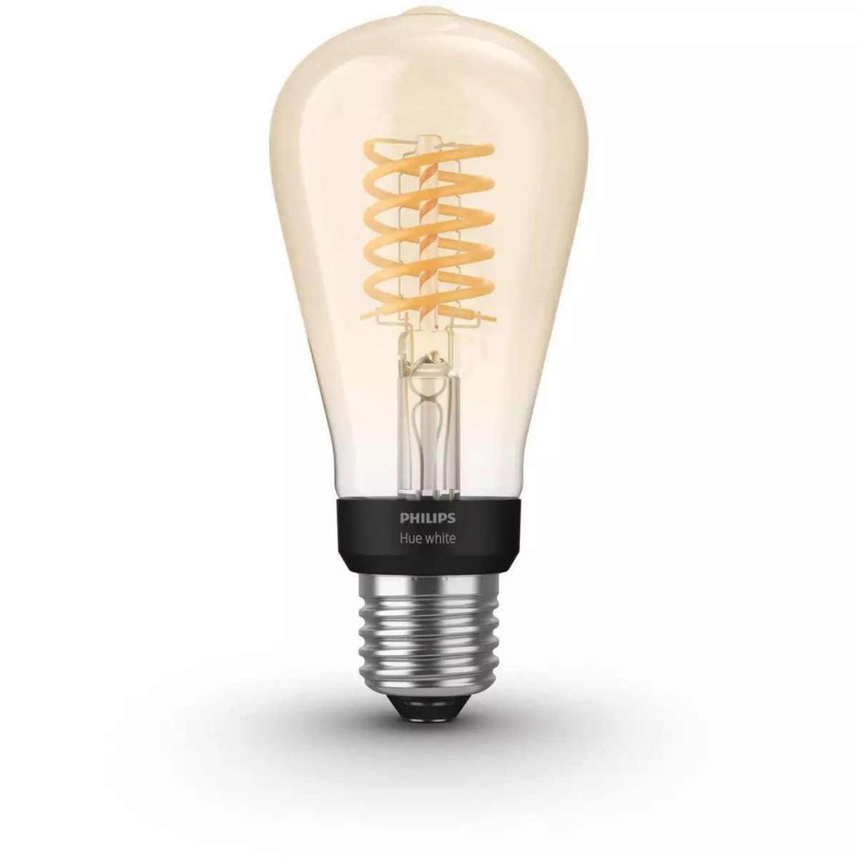 Philips Ampoule LED connectée HUE White E27 9W Filament Edison