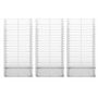 Voir la diapositive 3 : VIDAXL Jeu de panier de gabion 3 pcs Fil galvanise 25x25x50 cm