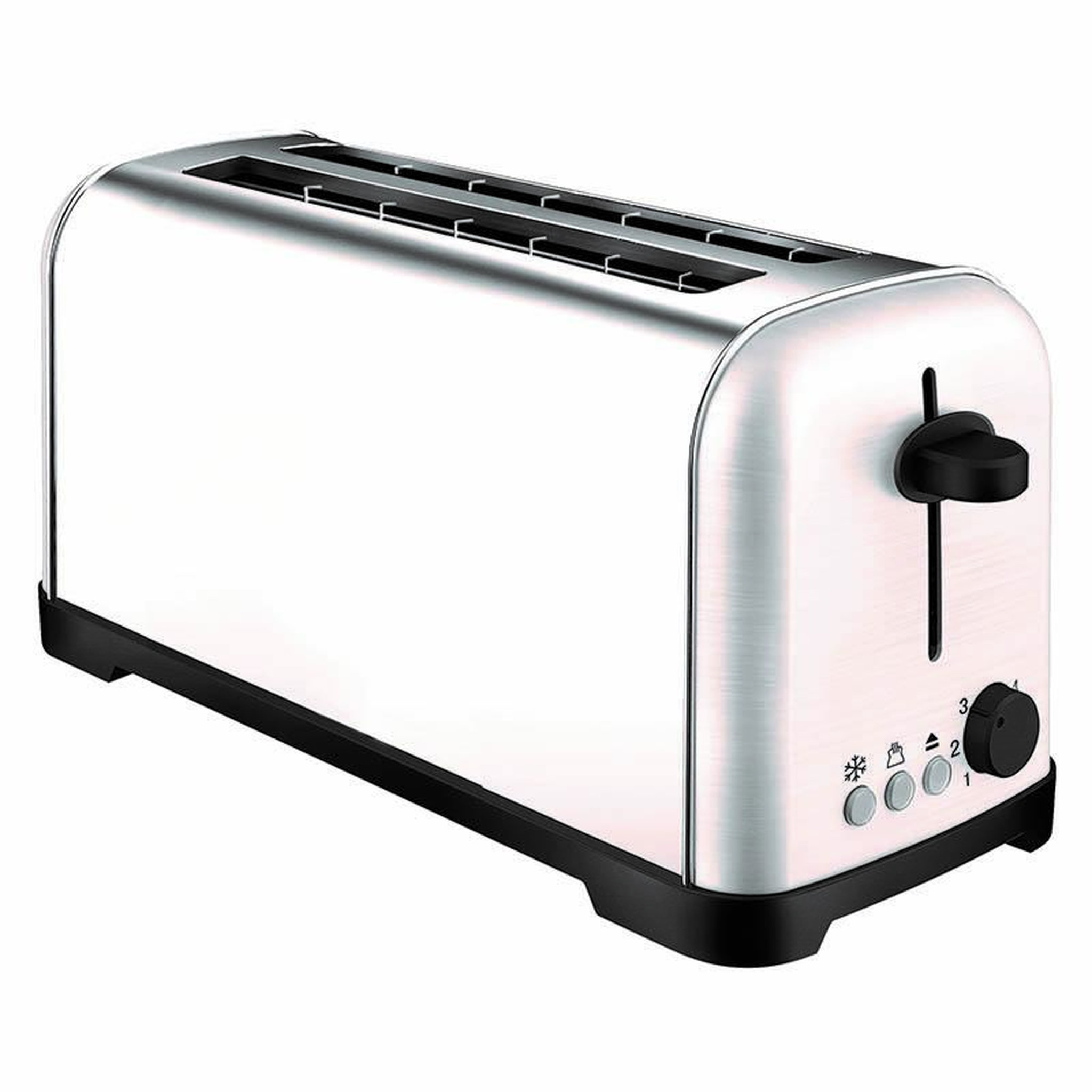 Silver style Grille-pain 2 fentes 1400w inox - 002226