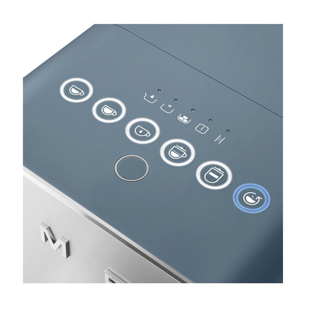 SMEG Expresso broyeur bleu orage - BCC13SBMEU