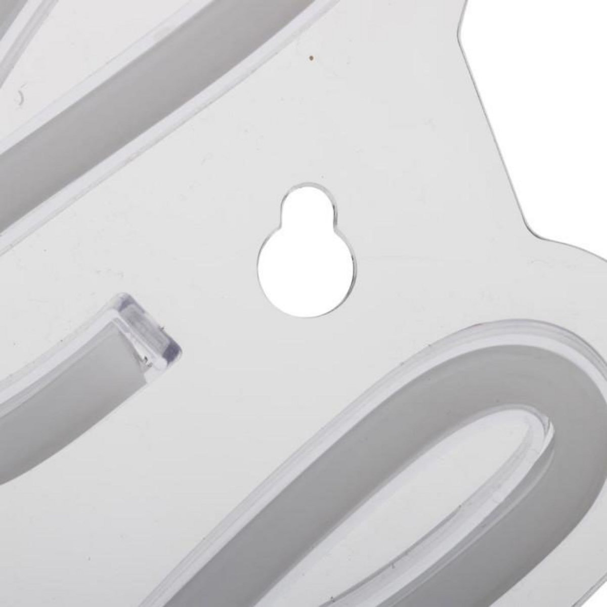 ATMOSPHERA Lampe Murale Néon LED  Good Vibes  40cm Rose