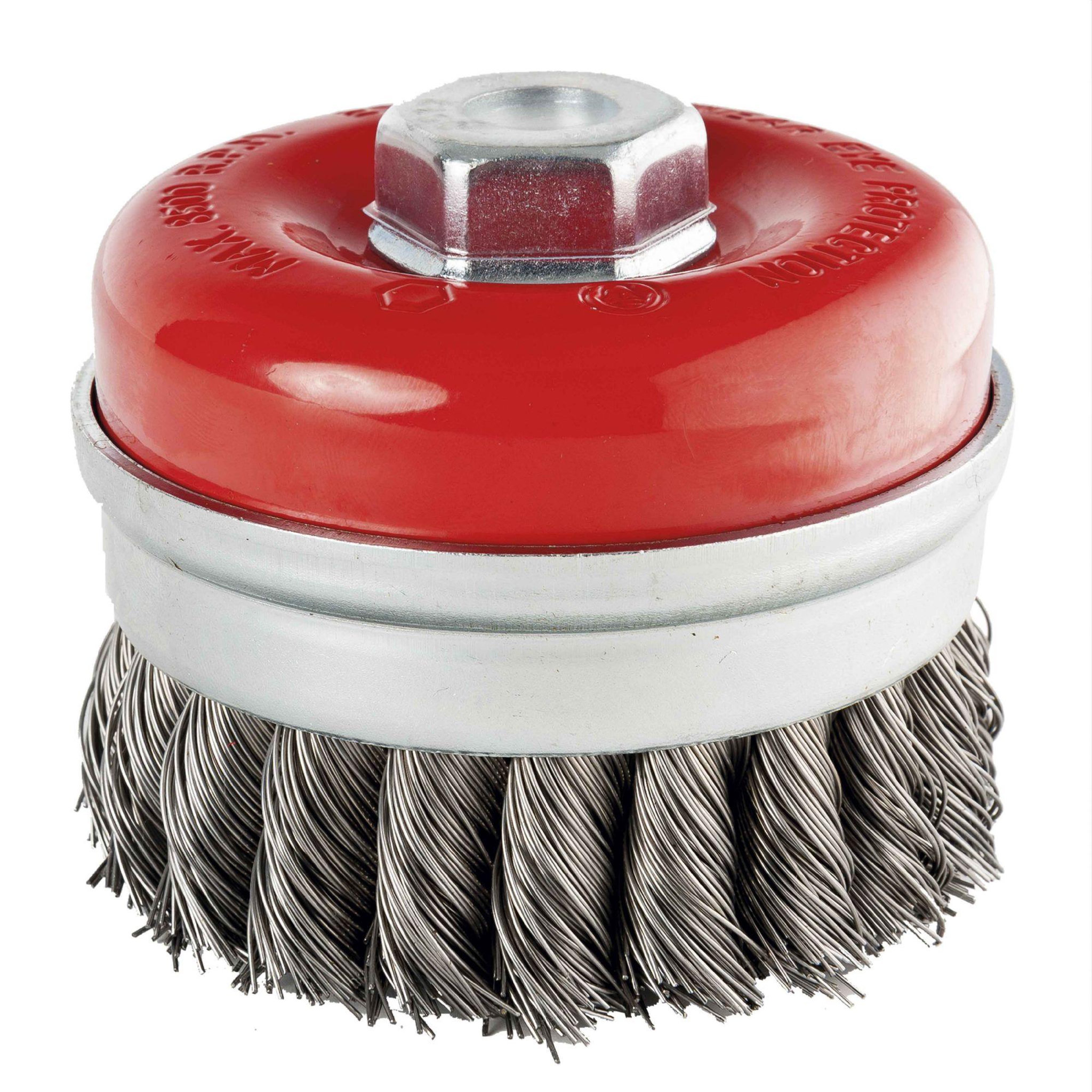 Leman Brosse conique acier torsadé 80 mm