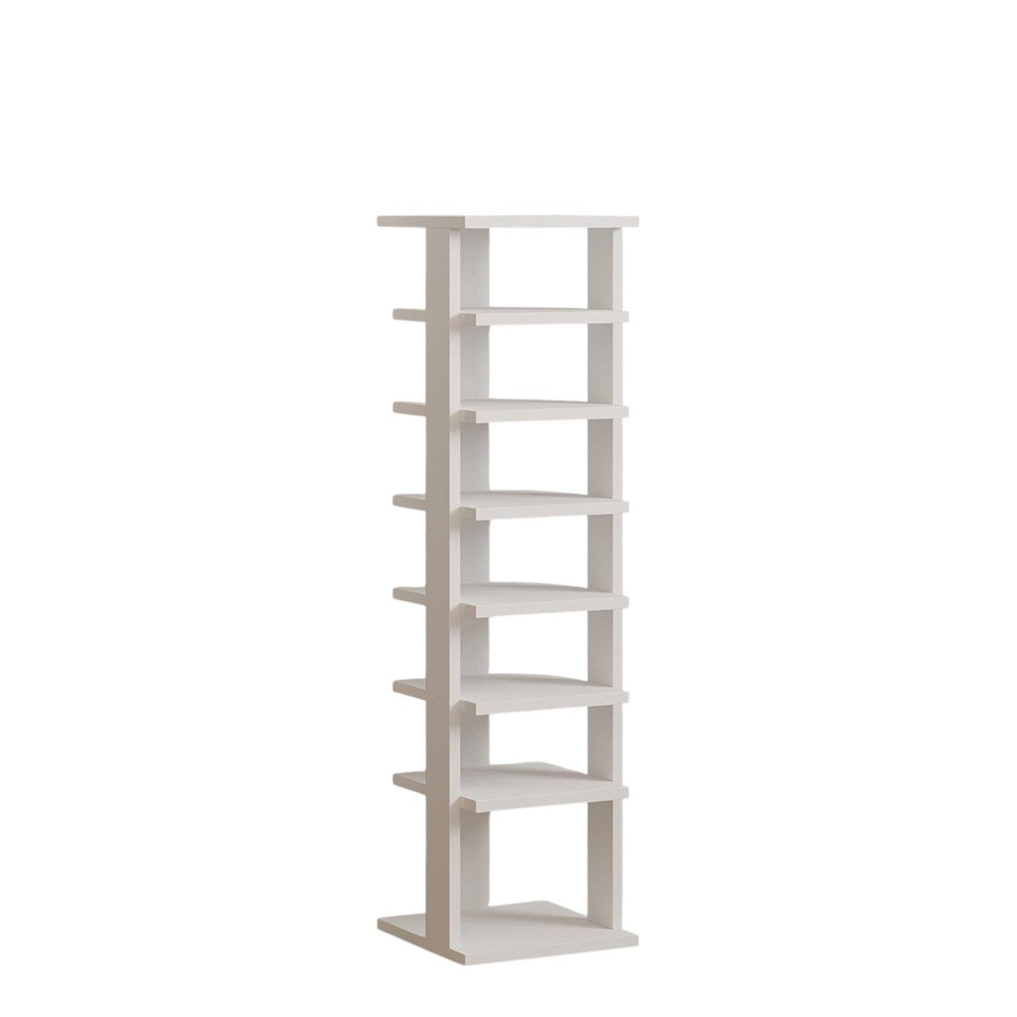 Habitat et Jardin Meuble à chaussures en bois  ayka  - 30 x 30 x 110 cm - blanc
