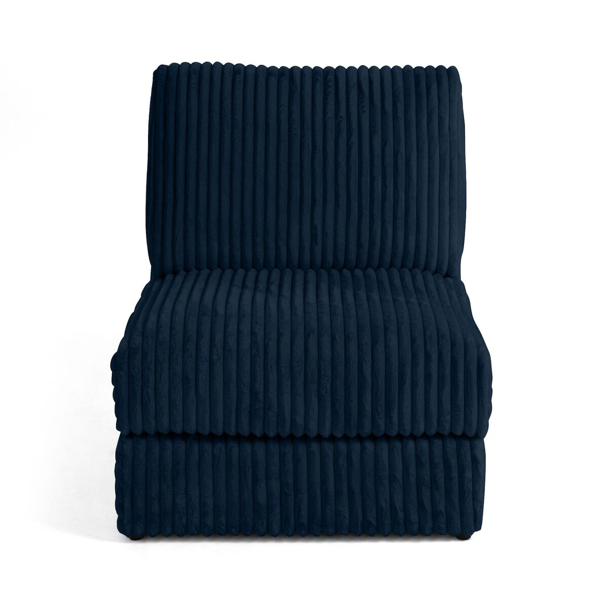 LISA DESIGN Jasper - module d'assise - en fausse fourrure côtelée