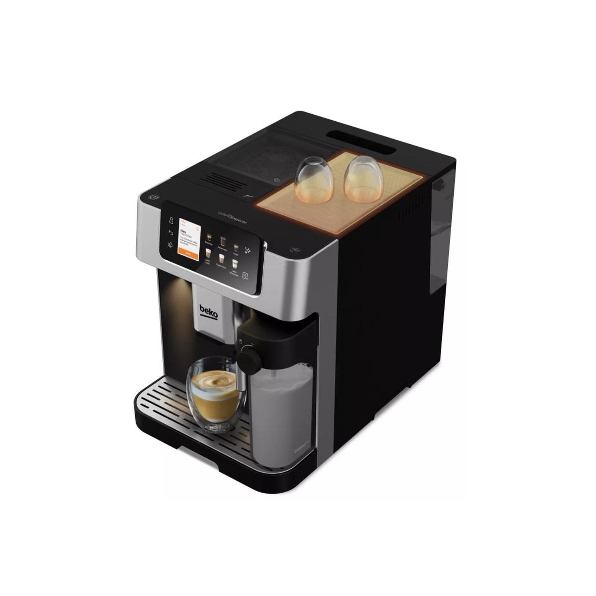 Voir la diapositive 3 : Beko Robot café 19 bars noir - ceg7348x