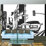 Paris Prix Papier Peint  Style Urbain. Coloris disponibles : Multicolore