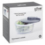 Voir la diapositive 3 : FIVE Essoreuse à Salade avec Fil  Wringer  5,8L Gris