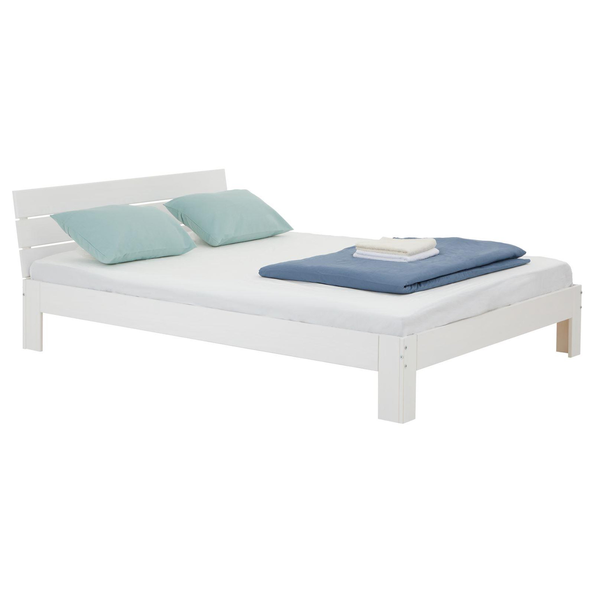 Voir la diapositive 1 : IDIMEX Lit double thomas, en pin massif, 140 x 190 cm