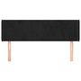 Voir la diapositive 3 : VIDAXL Tete de lit avec oreilles Noir 147x16x78/88 cm Velours