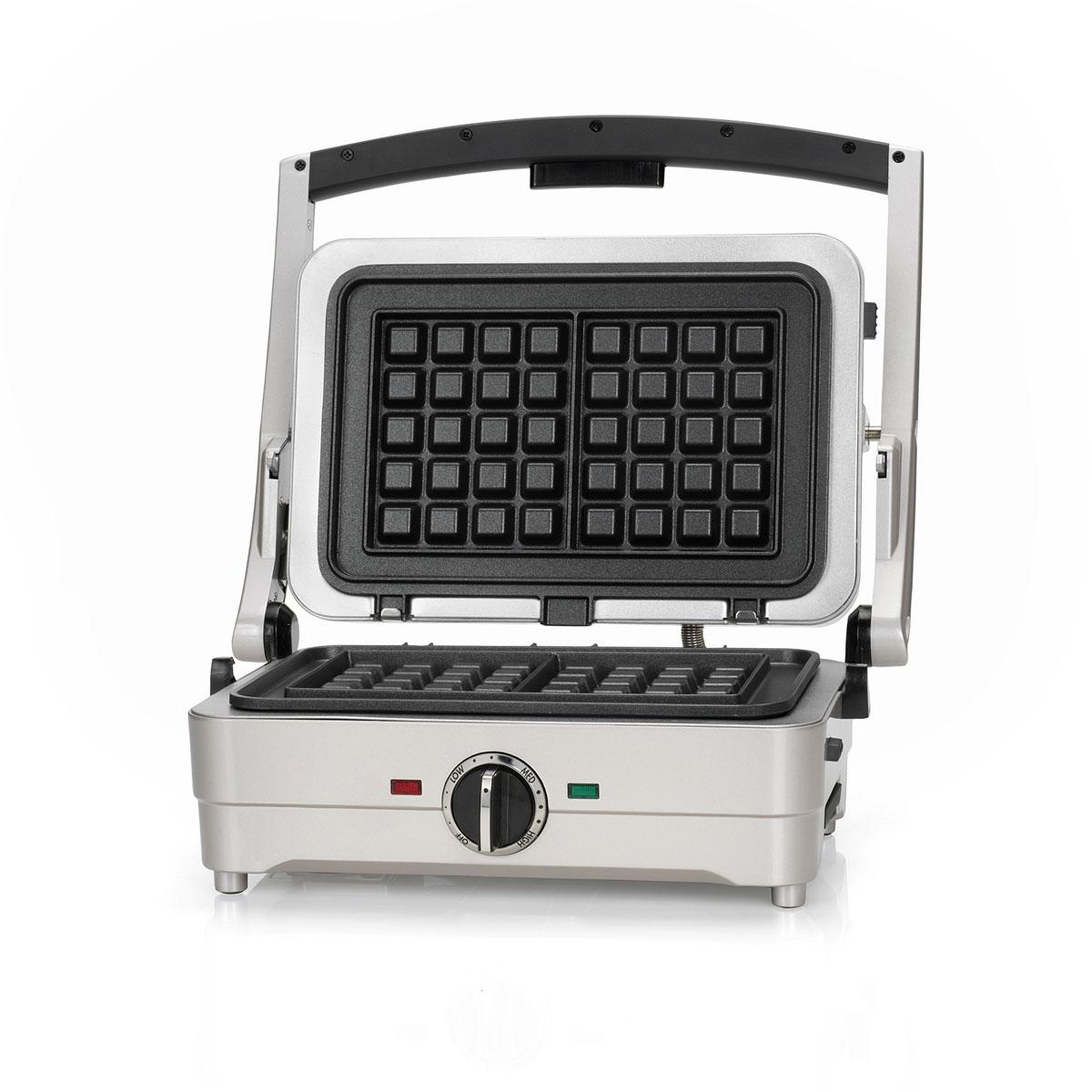 Voir la diapositive 3 : Cuisinart Grille, gaufres et omelette 1000w 880cm2 - grsm3e