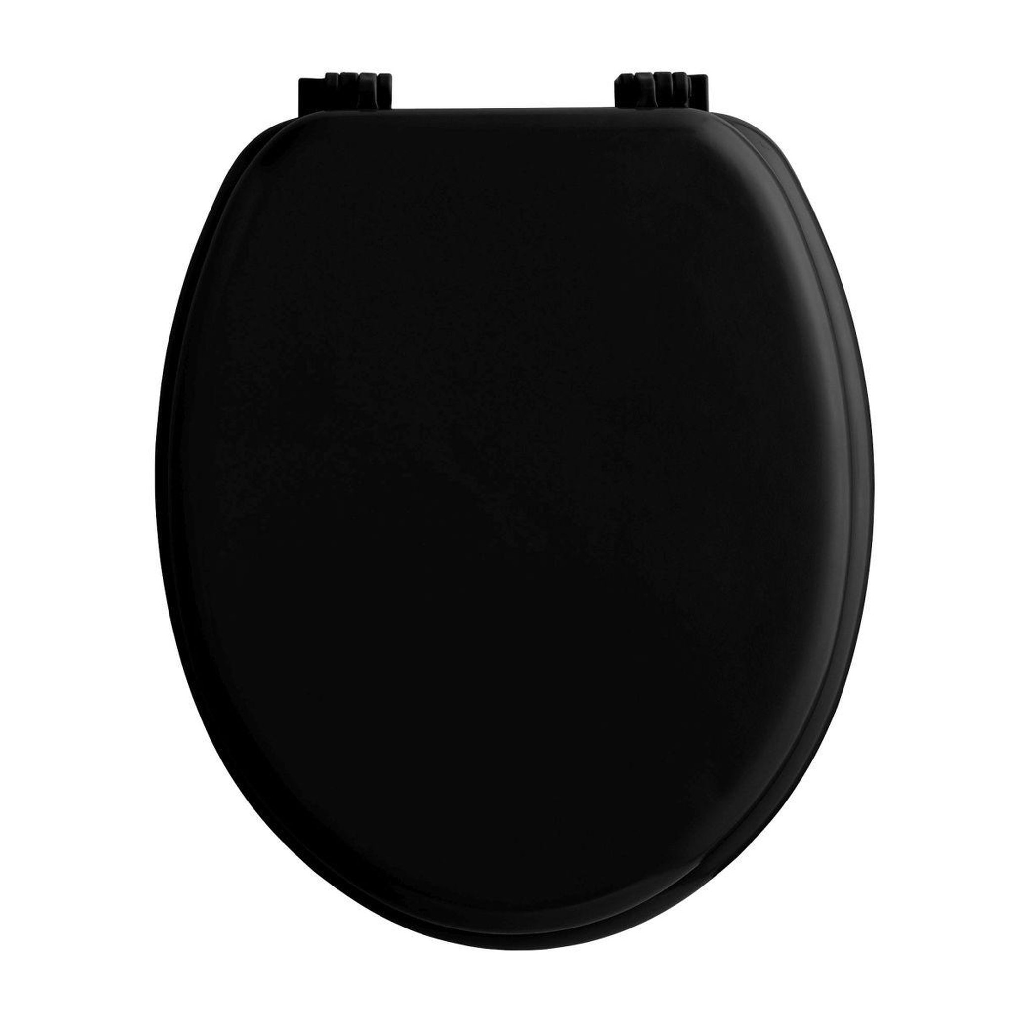 Douceur d'Intérieur Abattant wc uni  vitamine  45cm noir