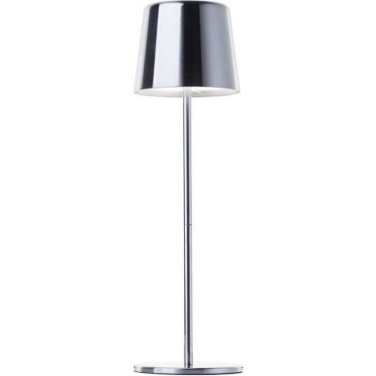 BRILLIANT Lampe a poser d'extérieur - BRILLIANT - XAANA - Rechargeable - Chrome - LED - 2W - 160lm - CCT - DIM - USB - IP44