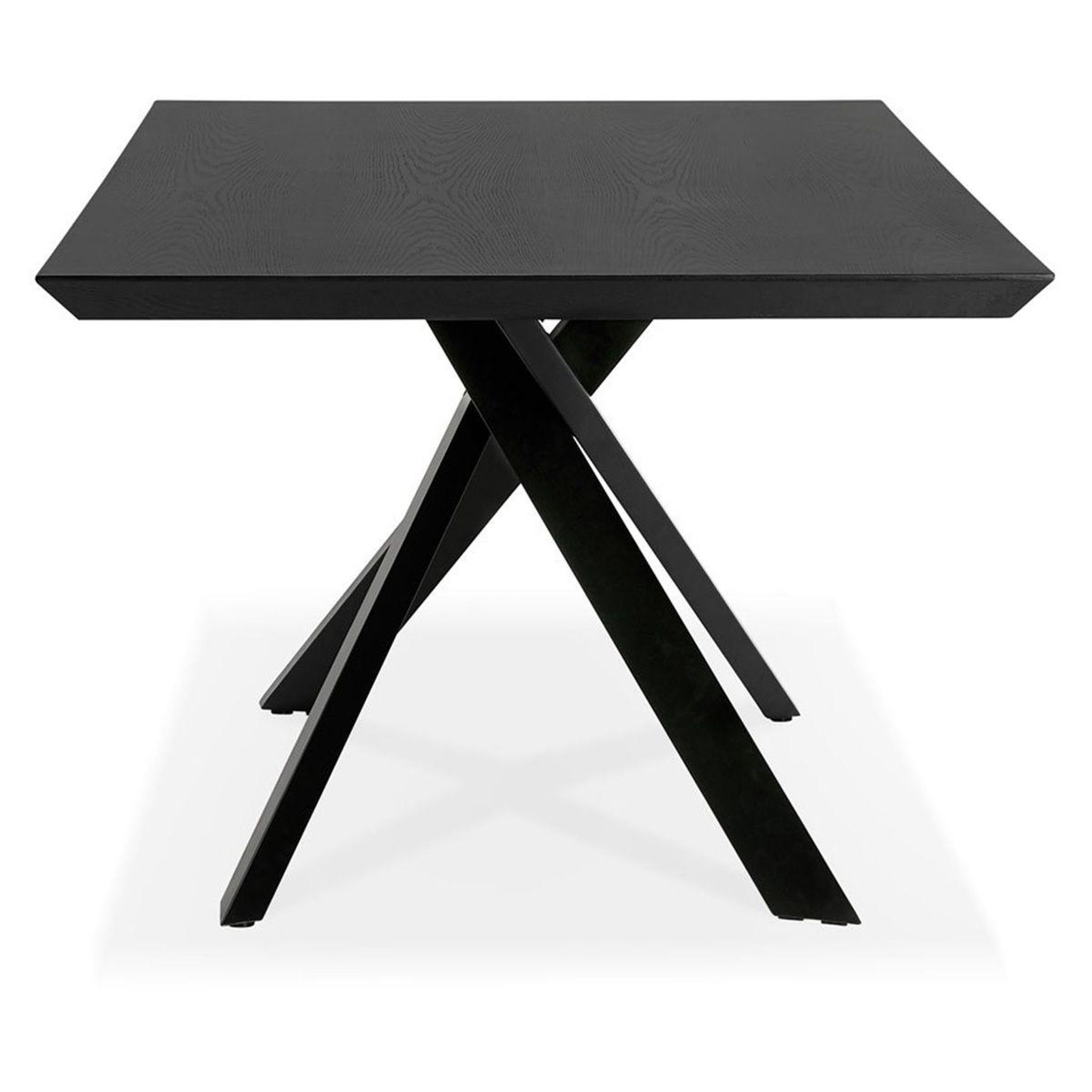 Voir la diapositive 3 : Paris Prix Table à manger en bois  laby  200cm noir
