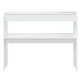 Voir la diapositive 4 : VIDAXL Table console blanc 102x30x80 cm bois d'ingenierie