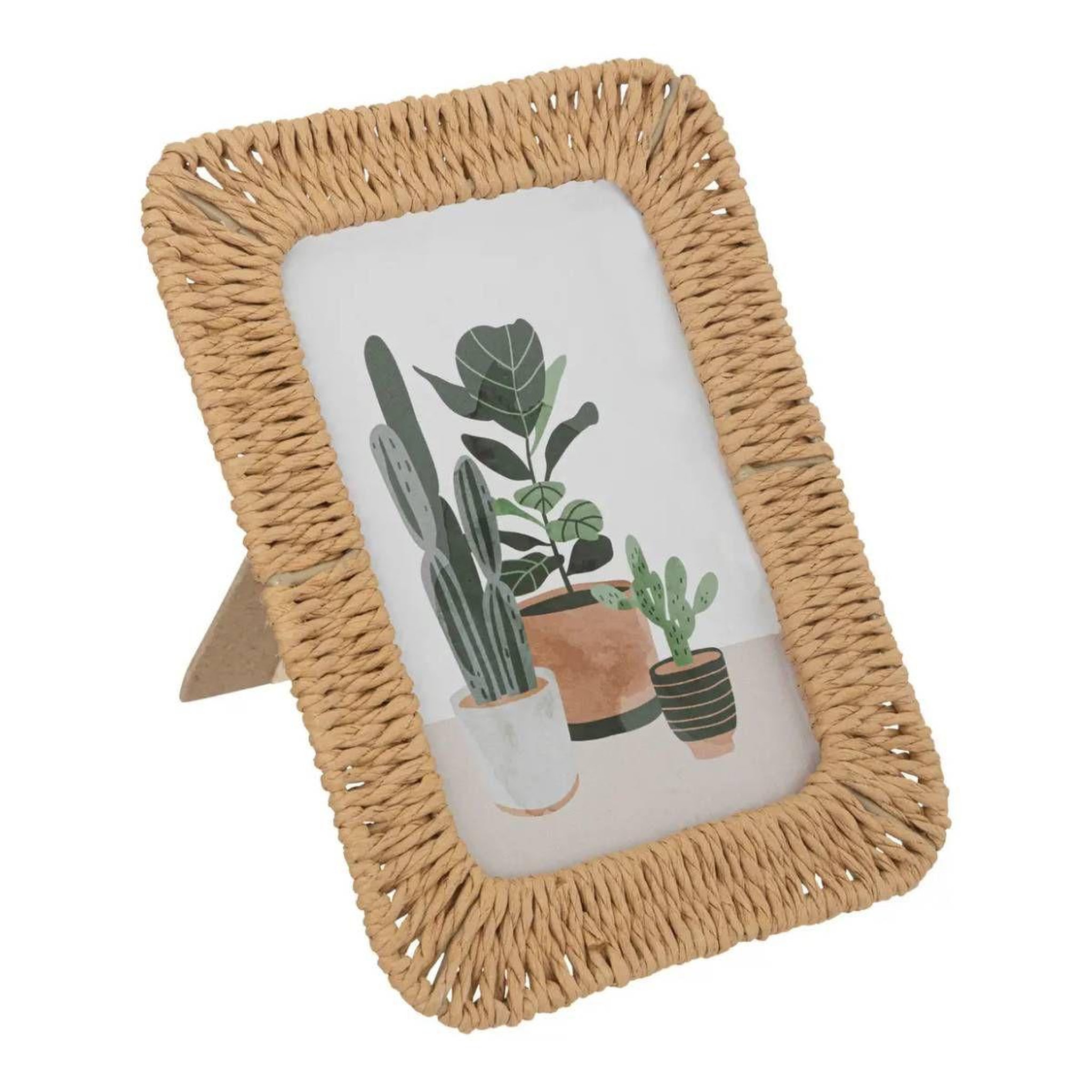 ATMOSPHERA Cadre photo déco  jily  10x15cm beige