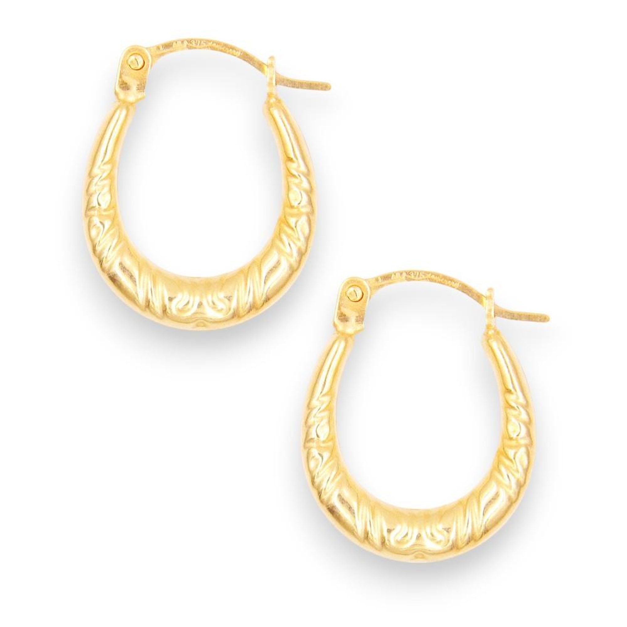 L'ATELIER D'AZUR Boucles d'Oreilles Créoles - Or Jaune - Femme