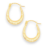L'ATELIER D'AZUR Boucles d'Oreilles Créoles - Or Jaune - Femme