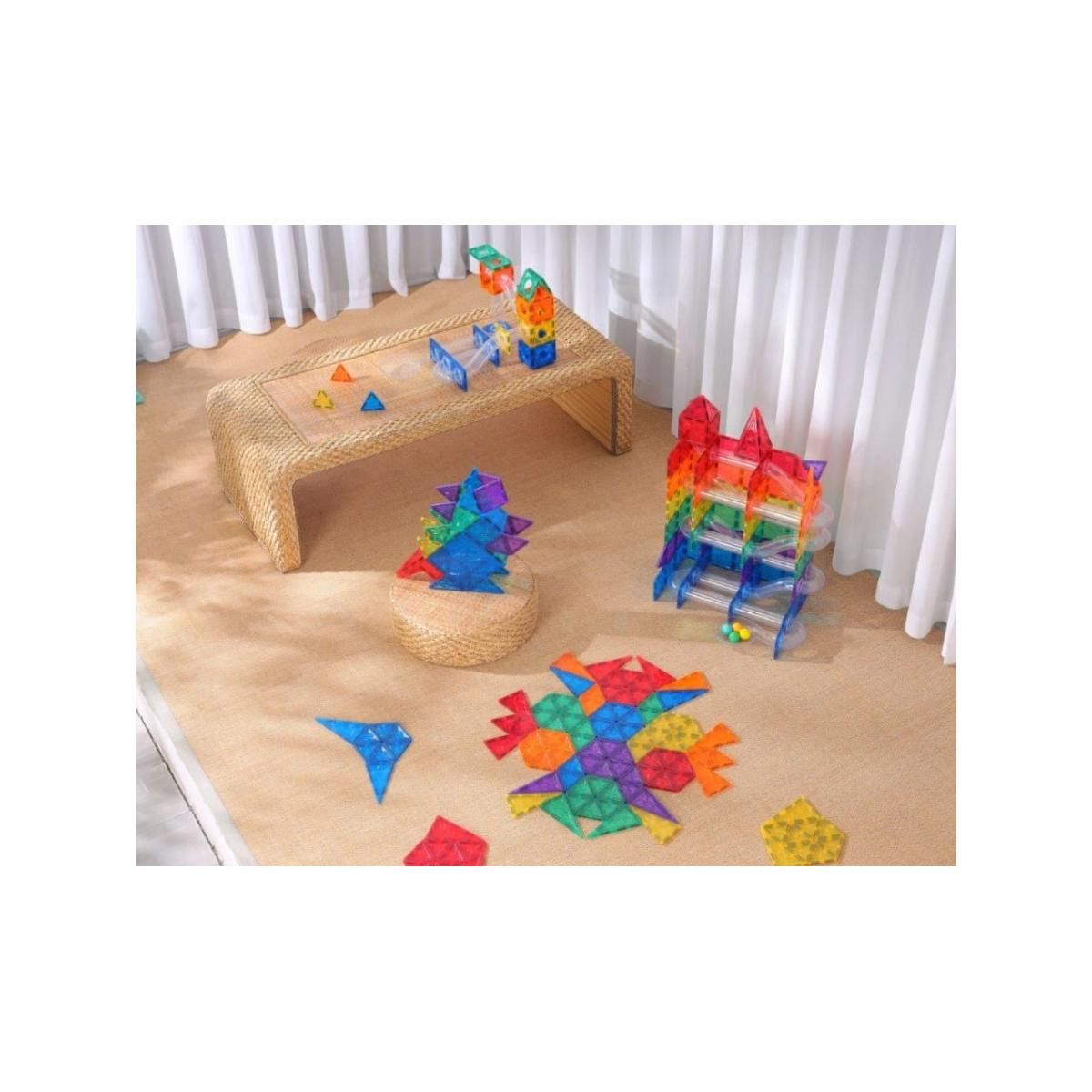 ELINELI Piste à billes 100 pièces