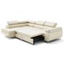 Voir la diapositive 5 : LISA DESIGN Zaria - canapé d'angle gauche 5 places convertible avec coffre et têtières en simili